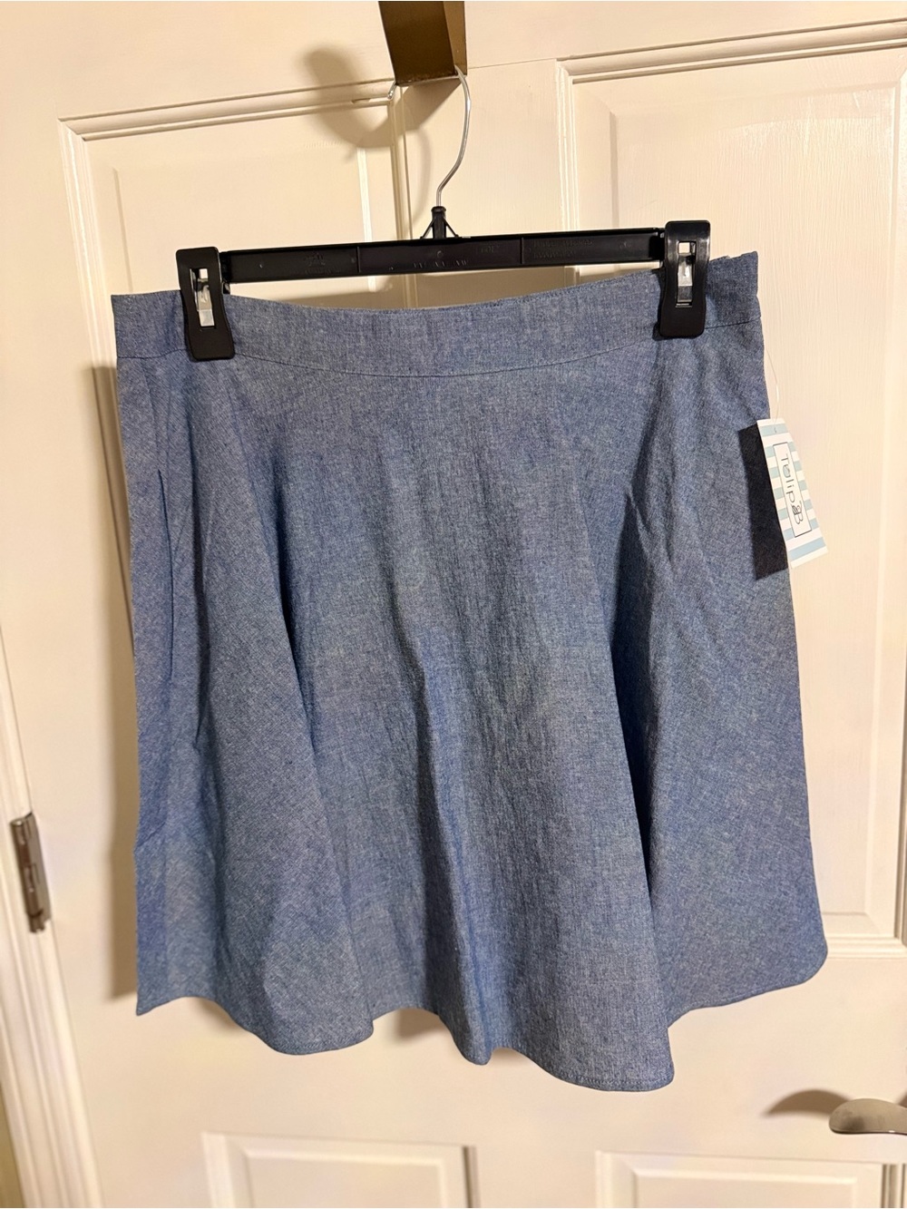Women's Denim Blue A-Line‎ Skirt